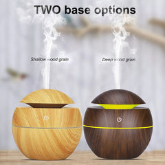 Wood Grain Round Humidifier