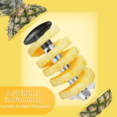 Upgraded Stainless Steel Pineapple Corer β Reinforced Thick Blade Core Remover for Easy Fruit Rings