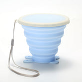 Silicone Folding Water Cups with Lids