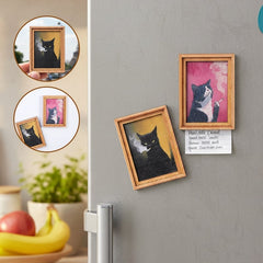 Cat Photo Frame Fridge Magnet