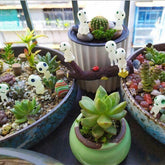 Luminous Garden Ghost Miniature Figurines