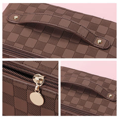 Vintage Pattern Handheld Makeup Bag