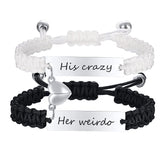 Magnetic Couple Braided Bracelets