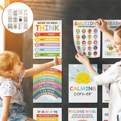 🧘♀️ Calming Corner Poster Set 🧠