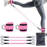 Ankle Resistance Band Set for Leg and Hip Training