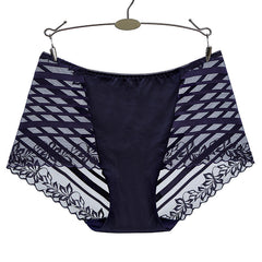 Women's Mid-Waist Cotton Lace Panties