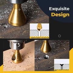 Titanium Coated Countersink Chamfer Tool(4 PCS)