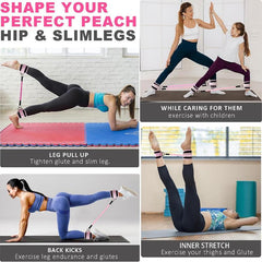 Ankle Resistance Band Set for Leg and Hip Training