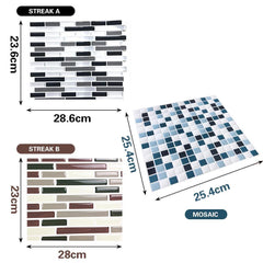 3D Mosaic Tile Self-adhesive Stickers