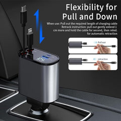 4 in 1 Fast Car Phone Charger