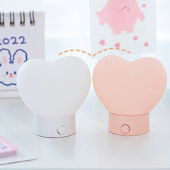Cute Heart Shaped Night Light