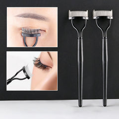 Portable Semi-Curved Steel Pin Eyelash Comb