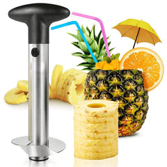 Upgraded Stainless Steel Pineapple Corer β Reinforced Thick Blade Core Remover for Easy Fruit Rings