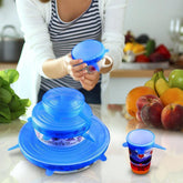 Silicone Stretch lid, 6PCS