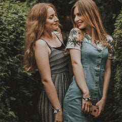 A "Sister is God's Way Of Making Sure We Never Walk Alone" Bangle