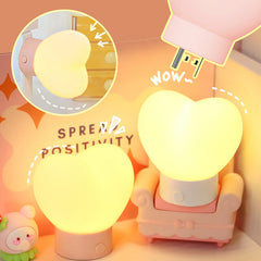 Cute Heart Shaped Night Light