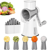 5 in 1 Rotary Cheese Grater Shredder