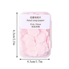 Petal Soap Paper Sheets – Lightweight Floral Hand Wash for Travel & Daily Use