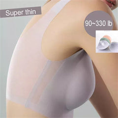 Women's Ultra-Thin Plus Size Ice Silk Comfort Bra