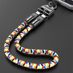 2-in-1 Fast Charging Data Cable & Phone Lanyard