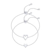 Adjustable Love Friendship Two Bracelet Pack