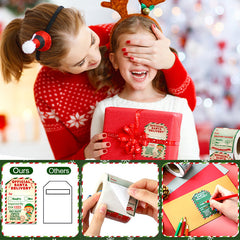 Santa Claus Stickers Roll