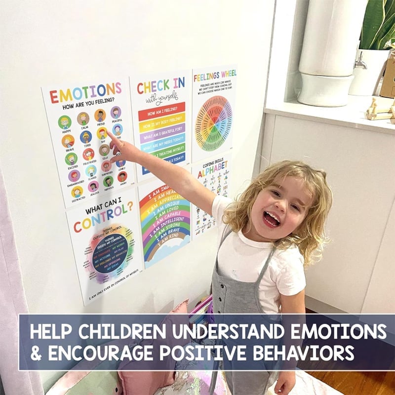 🧘‍♀️ Calming Corner Poster Set 🧠