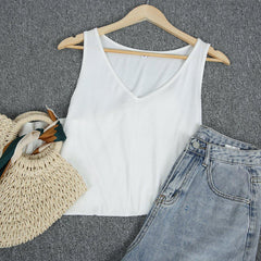 Cotton Sleeveless casual simple vest