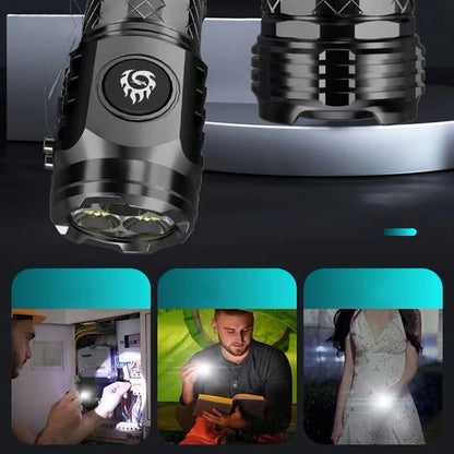 Three-eyed monster mini flashlight