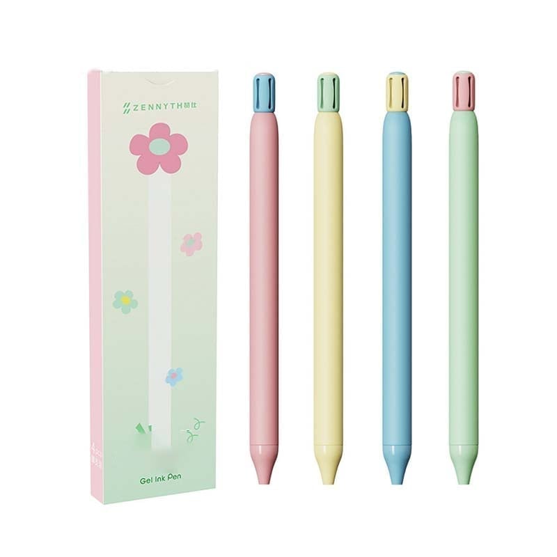 Minimalist Press Type Quick Drying Carbon Gel Pens