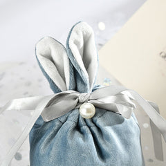Easter Bunny Velvet Basket