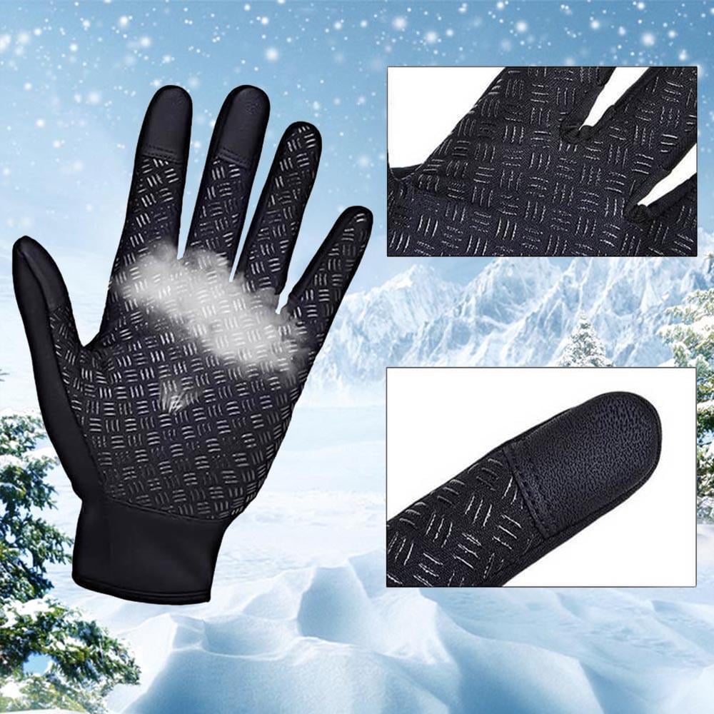 Winter gloves – windproof, waterproof, non-slip & touchscreen compatible (with optional USB heating function)
