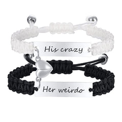 Magnetic Couple Braided Bracelets