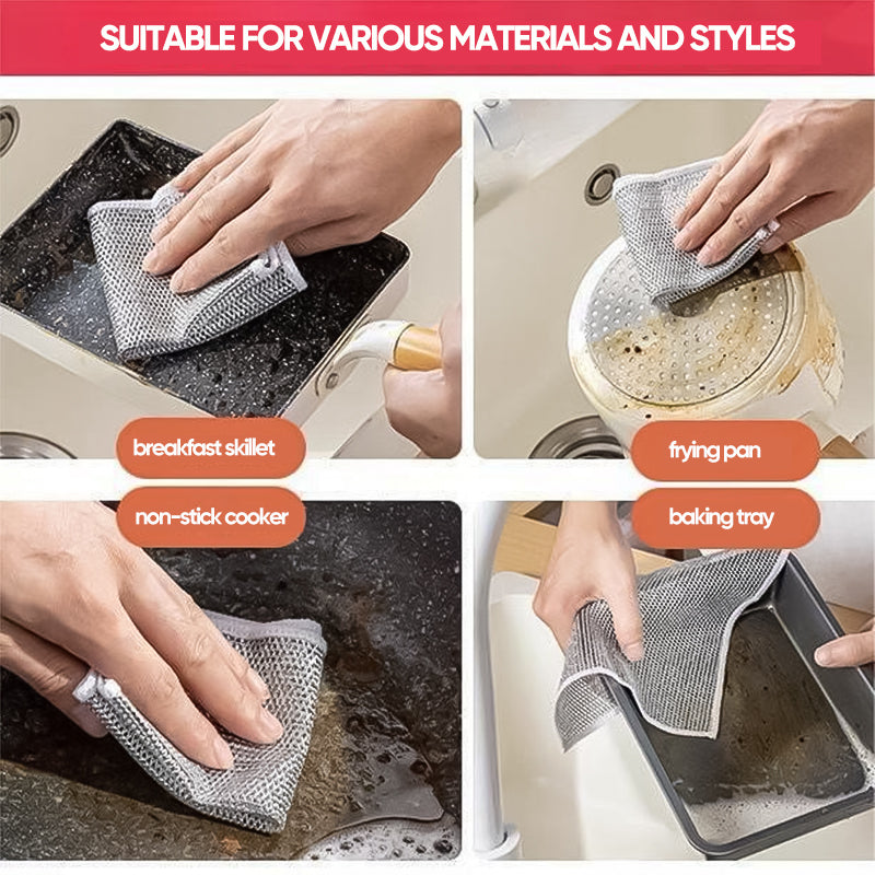 【UP TO 57% OFF】Multipurpose Wire Dishwashing Rags
