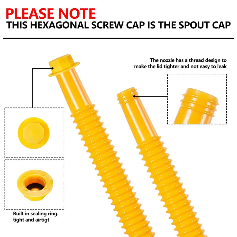 【Up to 60% Off】Upgraded Replacement Gas Can Spout With Flexible Nozzle