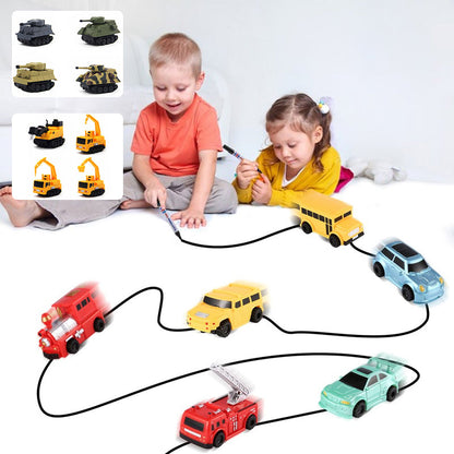 Follow-The-Line Inductive Car