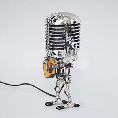 Retro Microphone Robot USB