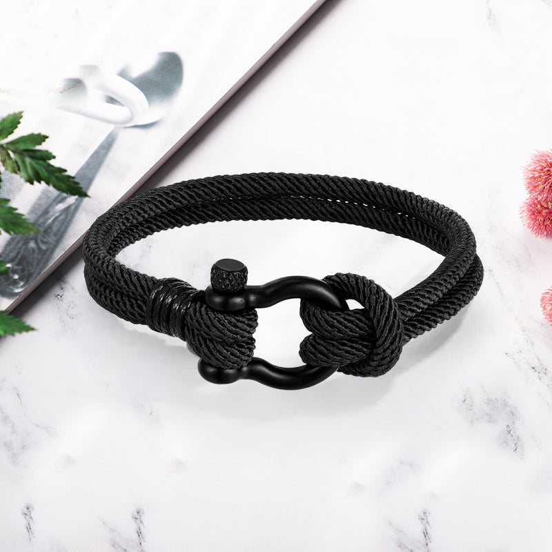 Nautical Braided Rope Bracelet (Gift Card Included)