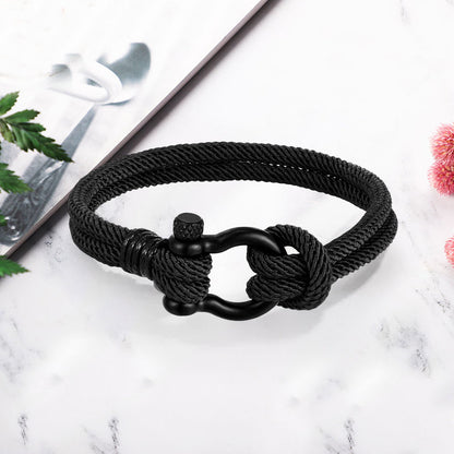 Nautical Braided Rope Bracelet (Gift Card Included)