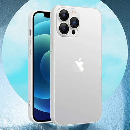 Glass Lens Film Mobile Case for iPhone