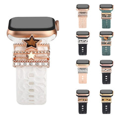 Watch Silicone Bands Decorative Rings