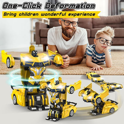 Remote Control Transforming Robot Car