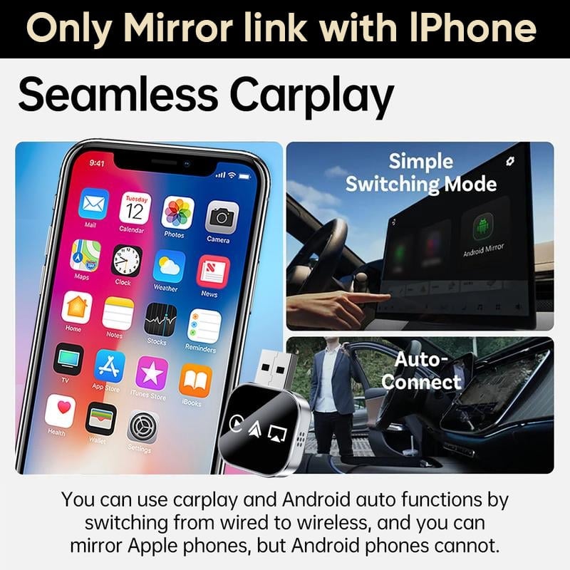 Wireless CarPlay Android Auto Adapter