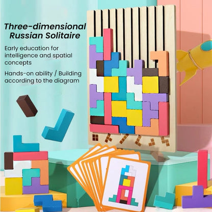 Wooden Stacking Puzzle Set
