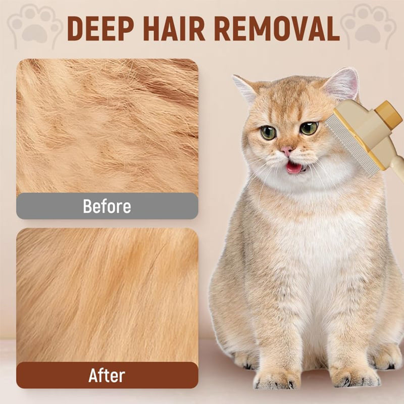 Self-Cleaning Pet Grooming Brush