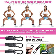 Ankle Resistance Band Set for Leg and Hip Training