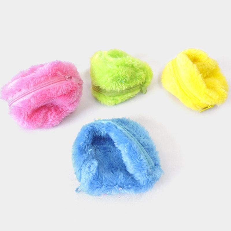 Pet Electric Ball Toy with Plush Cover(4 Colors Included)