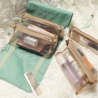 4-in-1 Hanging Cosmetic Organizer Bag