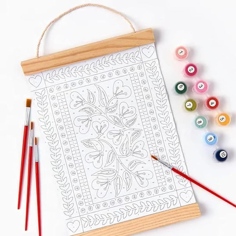 Hearts in Full Bloom Paint by Number Kit