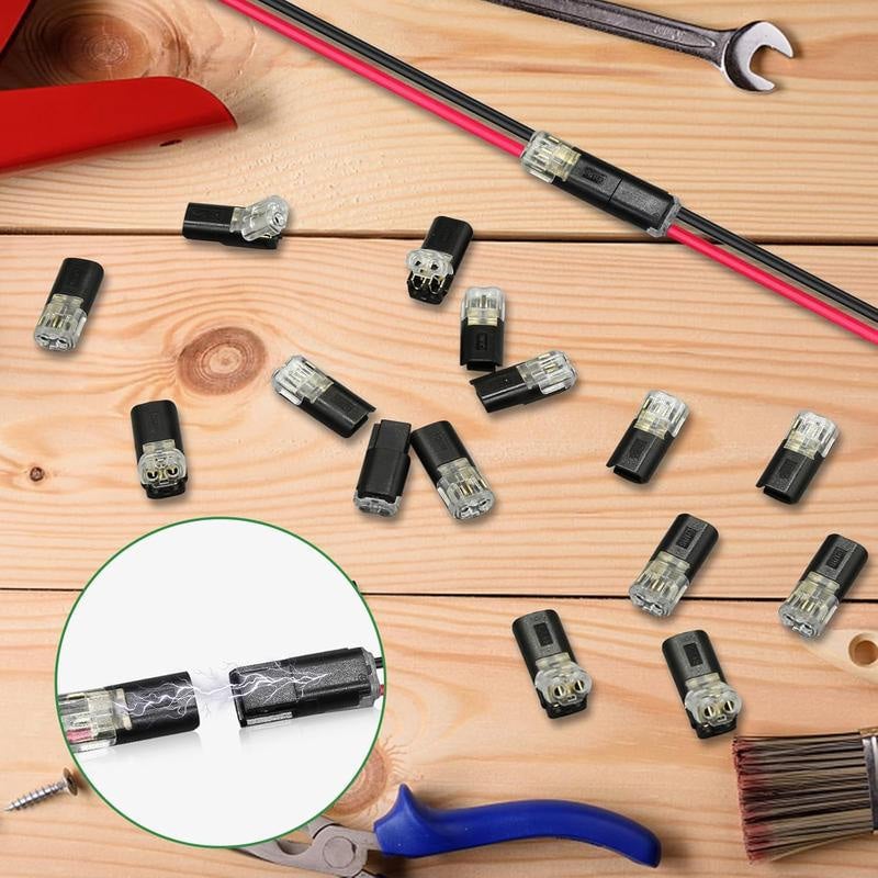 LED Strip Connector Plug with Locking Buckle